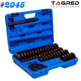 Narzędzia do montażu i demontażu łożysk oraz tulei, adaptery prasy 18-74mm 52-el. Tagred