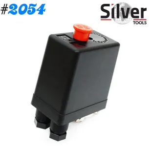 Wyłącznik ciśnieniowy kompresora 3 wejścia 12Bar 230V Silver